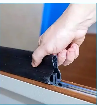 Garage door bottom weather seal replacement
