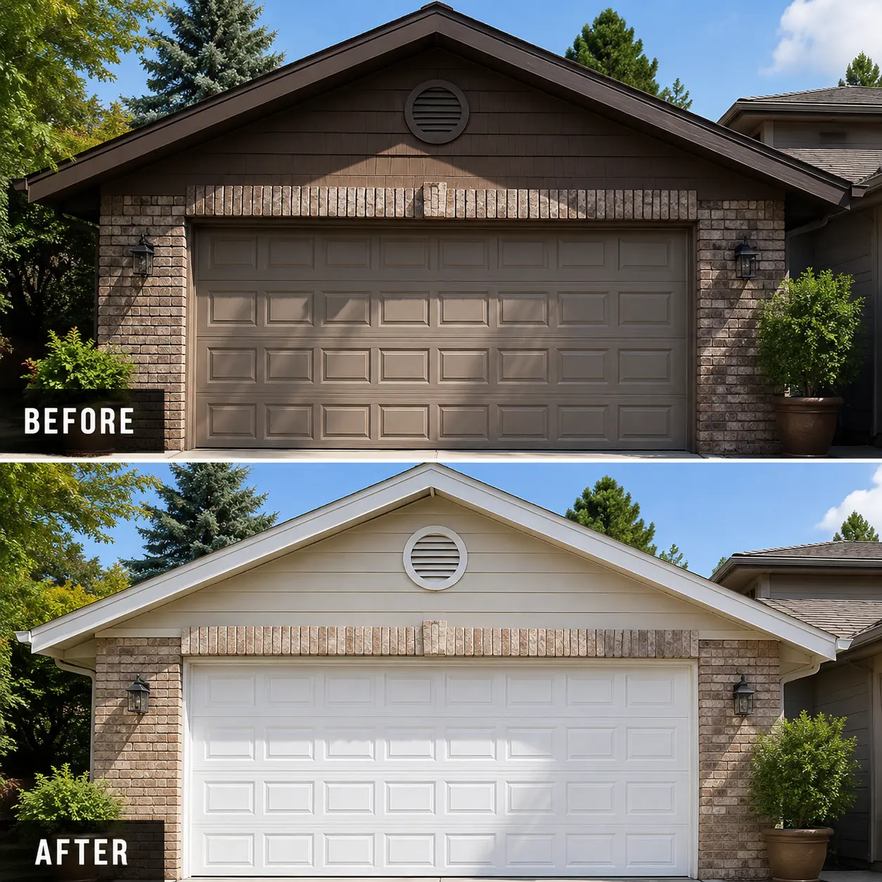 Residential garage door replacement